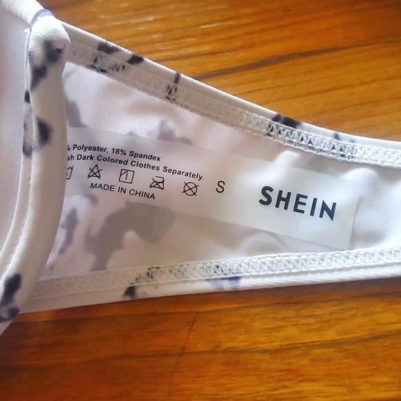 Shein high waisted marble bikini 👙 BNWOT size sm - Picture 3 of 6